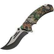 China Made 300481 Camo Linerlock Knife Assist Open