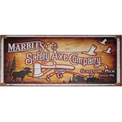 Marbles 559 Marbles Safety Axe Sign