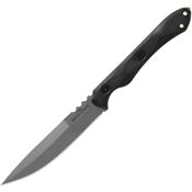 TOPS RDSK01 Rapid Strike Tumbled Fixed Blade Knife Black Handles