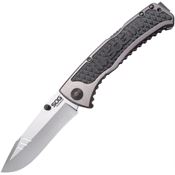 SOG SW1011CP Sideswipe Grey Tini Knife Gray Handles