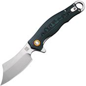 Artisan Knives 1828PGNC Consair Linerlock Knife Black/Green Handles
