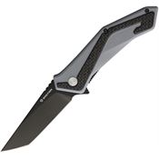 Bastion 2421 Sigma Linerlock Knife Gray Carbon Fiber