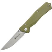 Steel Will Knives 1102 Daitengu F11 Linerlock Knife Green