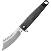 Artisan Knives 1830GBK Cutlass Framelock Knife Black Handles