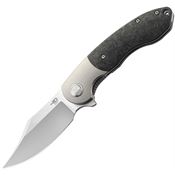 Bestech Knives 1906A BowieTie Framelock Knife Black/Orange Handles