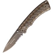 Browning Knives 6512B Micarta Linerlock Knife
