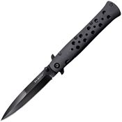 Cold Steel Knives 26C4 Ti-Lite Black Linerlock Knife Black Handles