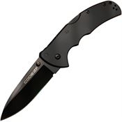 Cold Steel Knives 58PASB Code 4 Black Lockback Knife Black Handles