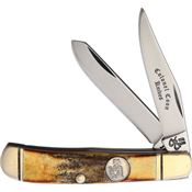 Colonel Coon Knives S545 Mini Trapper Stag