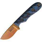 Dawson Knives 64322 Field Guide Fixed Blade Blue