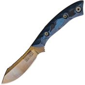 Dawson Knives 63714 Snakebite Fixed Blade Blue