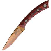 Dawson Knives 64117 Angler Fixed Blade Red