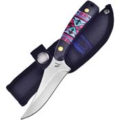 Frost Cutlery & Knives 534AB Aztec Skinner Black