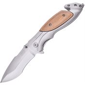 Frost Cutlery & Knives 131OW Linerlock Knife Assist Open Olive