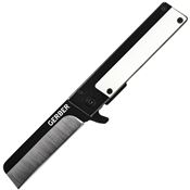 Gerber Knives 1703 Quadrant Framelock Knife Black/White Handles