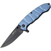 MTech Knives 1145BL Linerlock Knife Assist Open Blue