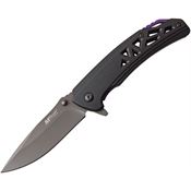 MTech Knives 1143PL Linerlock Knife Assist Open Purple