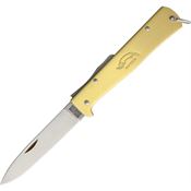 OTTER-Messer Knives 10736RGR Mercator Lockback Knife Brass