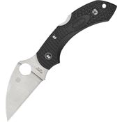 Spyderco Knives 28FPWCBK2 Dragonfly 2 VG-10 Lockback Knife Black Handles