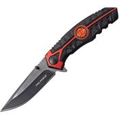 Tac Force Knives 1013FD Fire Linerlock Knife Assist Open