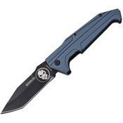 Tac Force Knives 1009GY Linerlock Knife Assist Open Blue/Gray