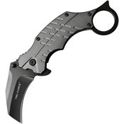 Tac Force Knives 1020GY Linerlock Knife Assist Open Gray