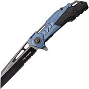 Tac Force Knives 1012GBL Linerlock Knife Assist Open Blue