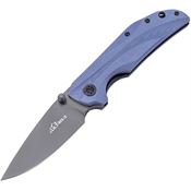 Ultra-X 213F RYE D2 Grey Fixed Blade Knife Blue-Gray Handles