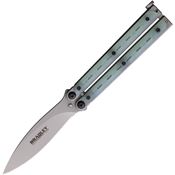 Bradley C907 Kimura Butterfly Satin Knife Natural G10 Handles