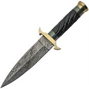 Damascus 1236BL Twisted Horn Dagger