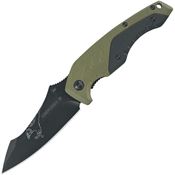 Defcon 5 010 Kilo Linerlock Knife Assist Open Green