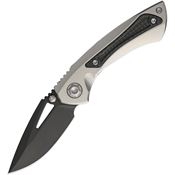 EOS 060 Dorado S Black Framelock Knife Satin Handles