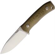 LionSTEEL M4CVG M4 Fixed Blade Green Canvas