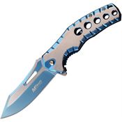 MTech A1124BL Framelock Knife Assisted Opening Blue