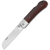QSP Knife 128C Worker Lockback Knife Snakewood