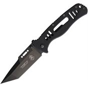 TOPS CQTTHK01 Thunder Hawk Tanto Framelock Knife Black Handles