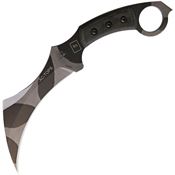 TOPS TAC01C Tac Tops Karambit Camo Fixed Blade Knife Black Handles
