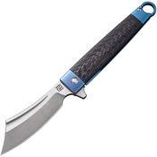 Artisan Knives 1830GBUS Cutlass Framelock Knife Blue Handles