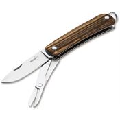 Boker Tree Brand Knives 01BO878 Mini Tech Tool 3 Zebra Wood