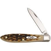 Case XX Knives 246 Teardrop Jack Amber Bone