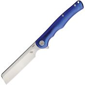 CH Knives MANB Man Framelock Knife Blue Handles