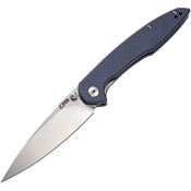 CJRB Knives 1905GYF Centros Linerlock Knife Gray Handles