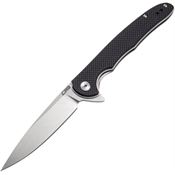 CJRB Knives 1902BKF Briar Linerlock Knife Black Handles