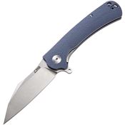 CJRB Knives 1901GYC Talla Linerlock Knife Gray Handles