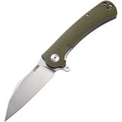 CJRB Knives 1901GNC Talla Linerlock Knife Green Handles