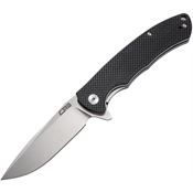 CJRB Knives 1903BKF Taiga Linerlock Knife Black Handles