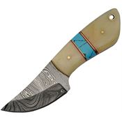 Damascus Knives 1238 Fixed Blade Bone