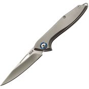 Maniago Knife Makers M021 Cellina Slip Joint Mercury Ti Satin Folding Knife Satin Handles
