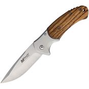 MTech Knives A1155ZW Linerlock Knife Assist Open Zebrawood