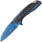 MTech Knives A1133BL Framelock Knife Assisted Opening Blue